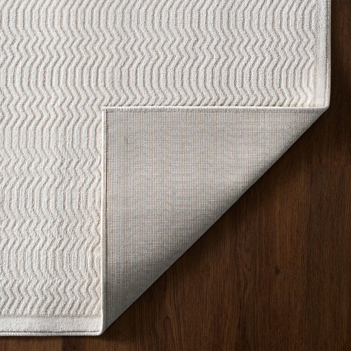 Laila Ivory Linear Geometric - T5001 - 7' x 9'