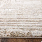 Laila Beige Linear Geometric - T5006 - 5' x 8'