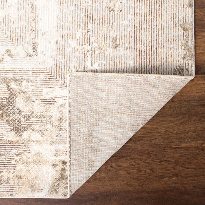 Laila Beige Linear Geometric - T5006 - 8' x 11'