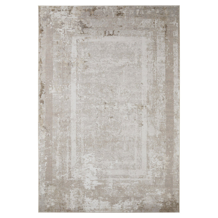 Laila Beige Linear Geometric - T5006 - 10' x 13'