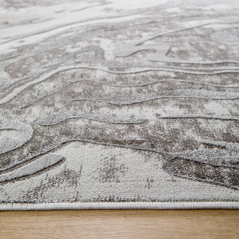 Ayda Gray Marbled - T9001 - 2' x 3'