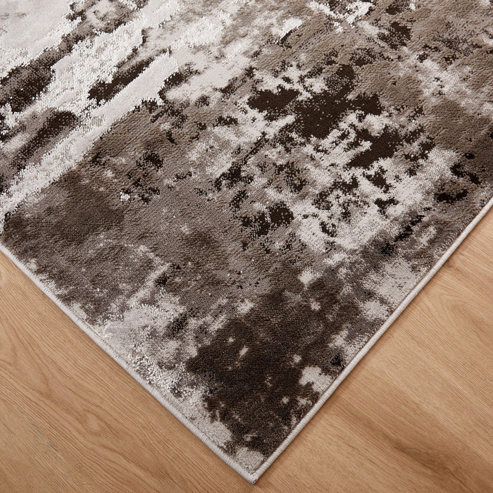 Ayda Black Painterly - T9004 - 7' x 9'