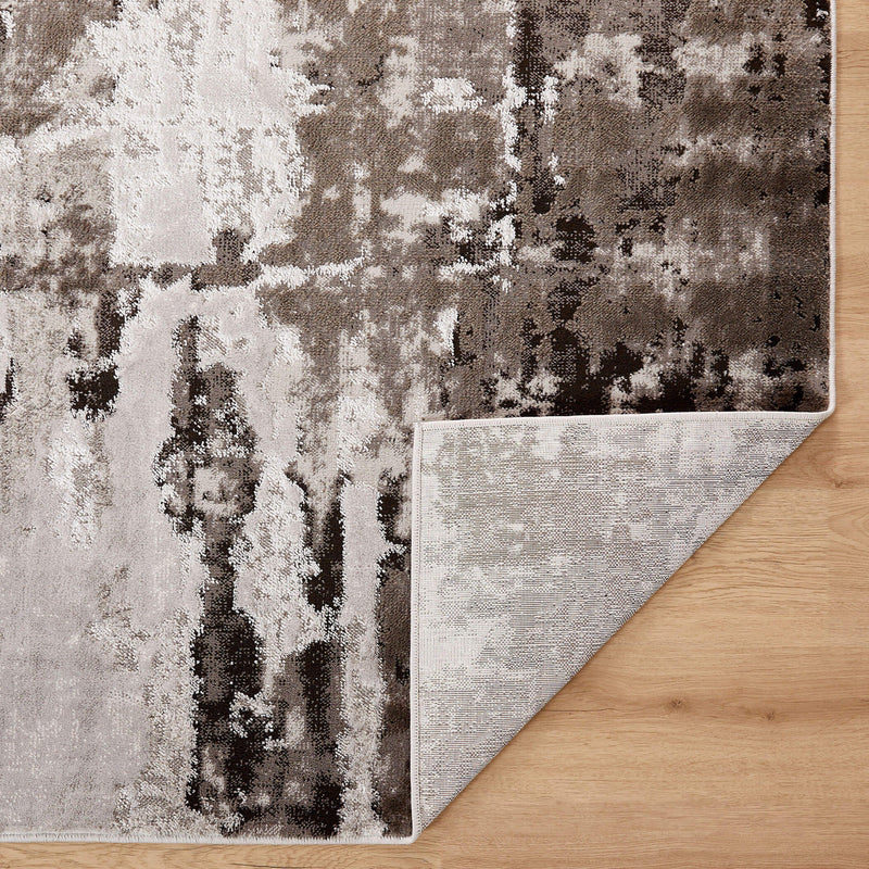 Ayda Black Painterly - T9004 - 5' x 8'