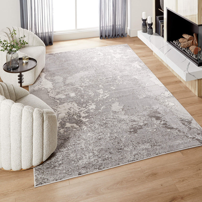 Ayda Gray Painterly - T9006 - 7' x 9'