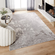 Ayda Gray Painterly - T9006 - 5' x 8'