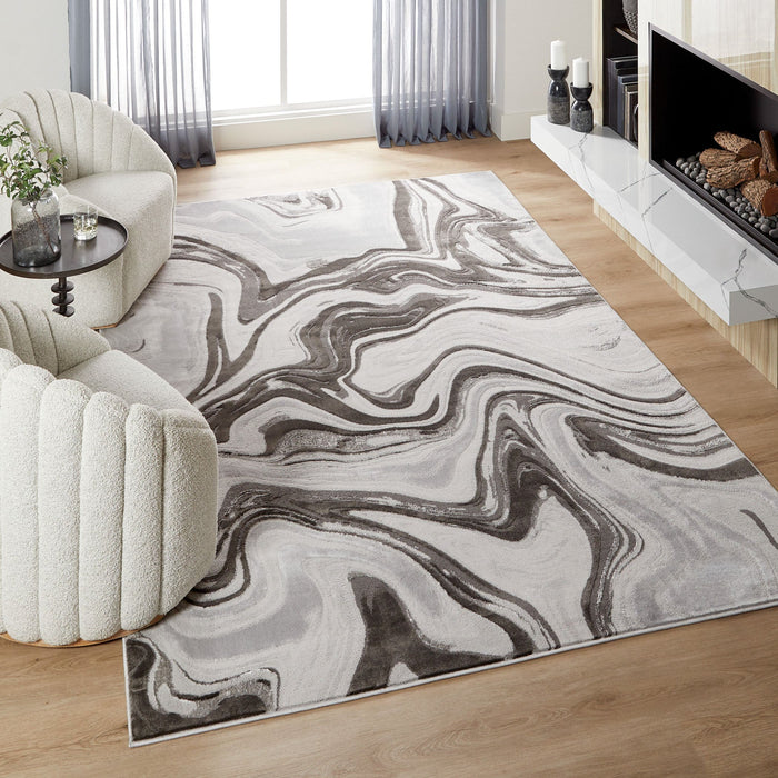 Ayda Gray Marbled - T9007 - 8' x 11'