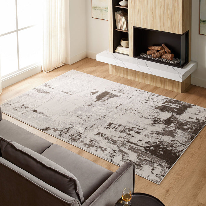 Ayda Gray Painterly - T9009 - 2' x 3'