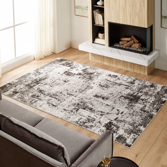 Ayda Black Painterly - T9011 - 8' x 11'
