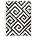 Optika Black Ivory Geometric - T9013 - 8' x 11'