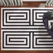 Optika Black Ivory Geometric - T9014 - 2' x 3'