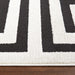Optika Black Ivory Geometric - T9014 - 7' x 9'