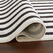 Optika Black Ivory Geometric - T9014 - 8' x 11'