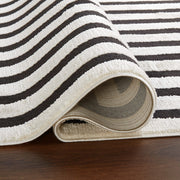 Optika Black Ivory Geometric - T9014 - 5' x 8'