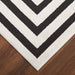 Optika Black Ivory Geometric - T9014 - 5' x 8'