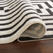 Optika Black Ivory Geometric - T9017 - 5' x 8'