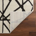 Optika Black Ivory Linear Geometric - T9018 - 10' x 13'
