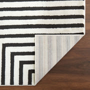 Optika Black Ivory Geometric - T9019 - 5' x 8'
