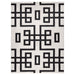Optika Black Ivory Geometric - T9020 - 5' x 8'