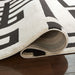 Optika Black Ivory Geometric - T9020 - 5' x 8'