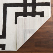 Optika Black Ivory Geometric - T9020 - 5' x 8'