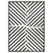 Optika Black Ivory Geometric - T9021 - 2' x 3'