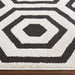 Optika Black Ivory Geometric - T9022 - 7' x 9'