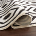 Optika Black Ivory Geometric - T9022 - 7' x 9'