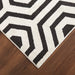 Optika Black Ivory Geometric - T9022 - 8' x 11'