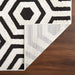 Optika Black Ivory Geometric - T9022 - 7' x 9'