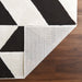 Optika Black Ivory Chevron Herringbone - T9023 - 2' x 3'