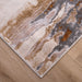 Terra Gray Orange Painterly - T9025 - 5' x 8'
