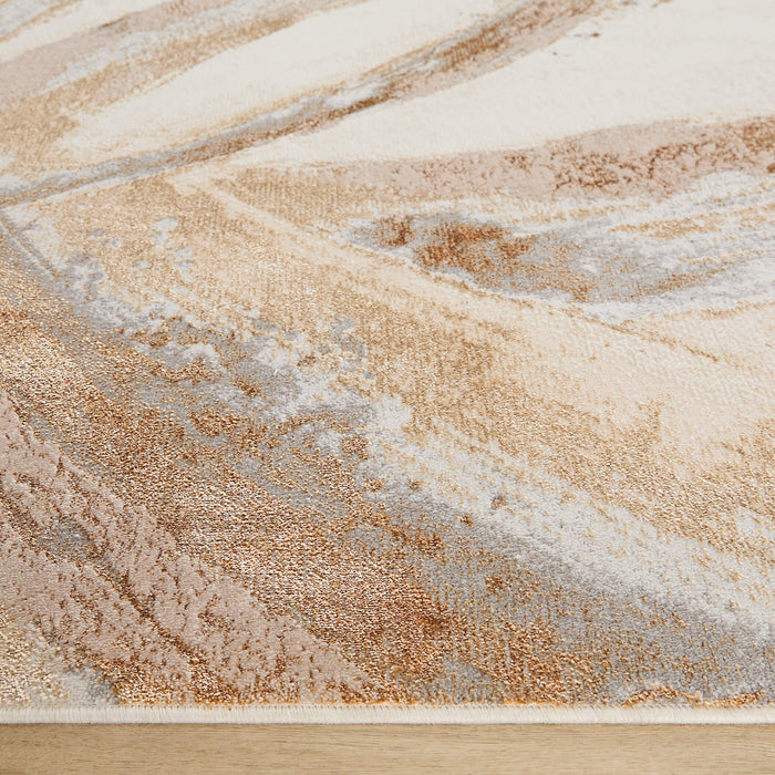Terra Ivory Orange Swirl - T9026 - 8' x 11'