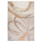 Terra Ivory Orange Swirl - T9026 - 5' x 8'