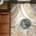 Terra Gray Orange Marbled - T9027 - 10' x 13'