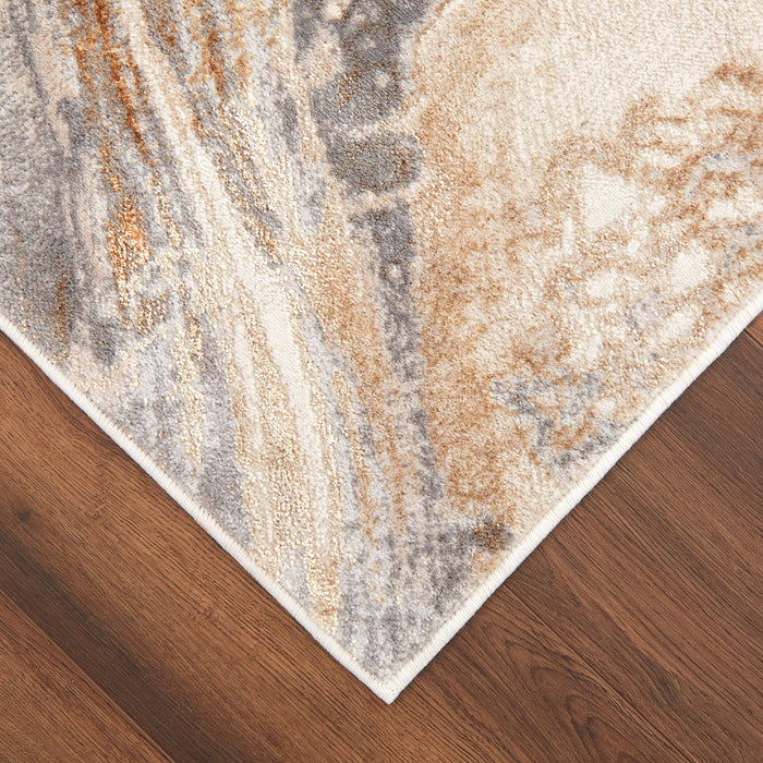 Terra Gray Orange Marbled - T9027 - 8' x 11'