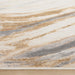 Terra Gray Orange Waves - T9028 - 2' x 3'