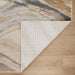 Terra Gray Orange Waves - T9028 - 10' x 13'