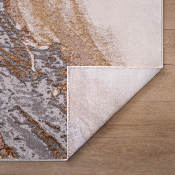 Terra Gray Orange Marbled - T9029 - 8' x 11'