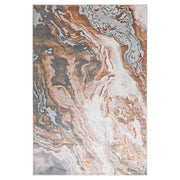 Terra Gray Orange Marbled - T9031 - 5' x 8'