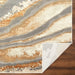 Terra Gray Orange Marbled - T9032 - 8' x 11'