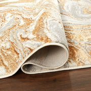 Terra Gray Orange Marbled - T9034 - 5' x 8'