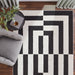 Optika Black Ivory Geometric - T9035 - 2' x 3'