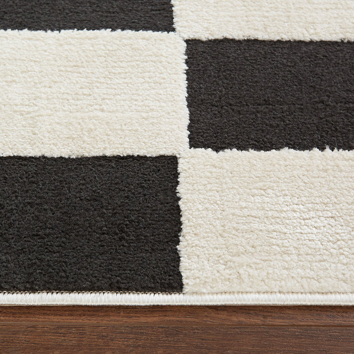 Optika Black Ivory Geometric - T9035 - 10' x 13'