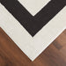Optika Black Ivory Geometric - T9035 - 5' x 8'