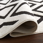 Optika Black Ivory Geometric - T9036 - 5' x 8'