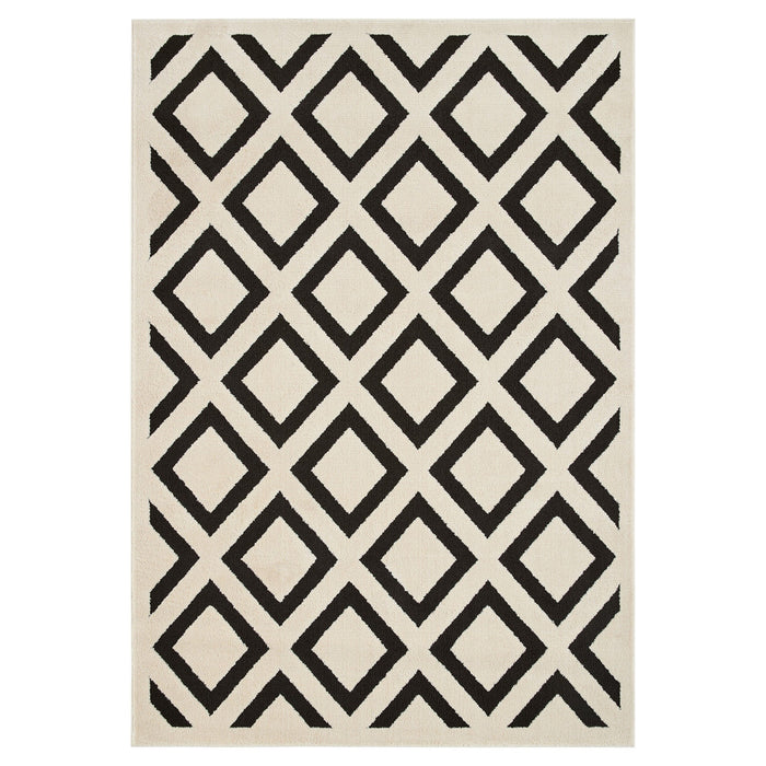 Optika Black Ivory Geometric - T9036 - 10' x 13'