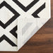 Optika Black Ivory Geometric - T9036 - 2' x 3'