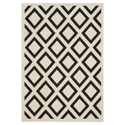 Optika Black Ivory Geometric - T9036 - 5' x 8'