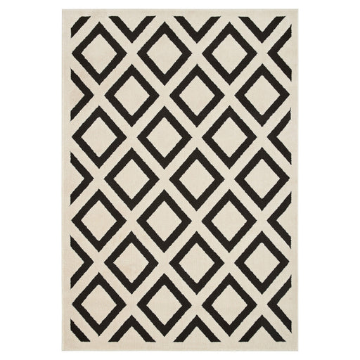 Optika Black Ivory Geometric - T9036 - 5' x 8'