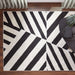Optika Black Ivory Geometric - T9037 - 10' x 13'
